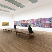 Emily Kam Kngwarray, exhibition view. Courtesy of Tate Modern