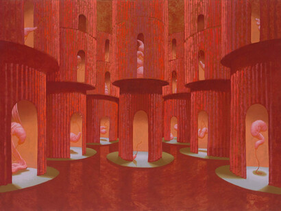 Piper Bangs, Panopticon stage (detail), 2025. Courtesy of HdM Gallery