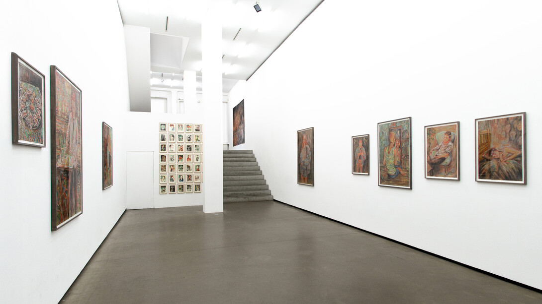 Ulrike Theusner, Passagiere der nacht, exhibition view. Courtesy of Galerie Eigen + Art