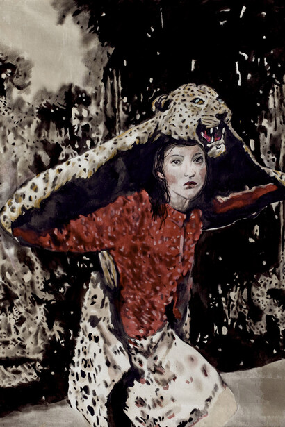 Andrea Saltini, Ofelia (dettaglio), 2025. Cortesia del Teatro Sociale di Novi di Modena