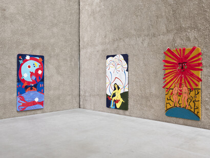 Johanna Dumet, Fool for a lifetime, ausstellungsansicht. Mit freundlicher genehmigung der König Galerie