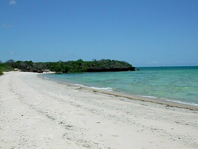 Praia Quilalea em Moçambique