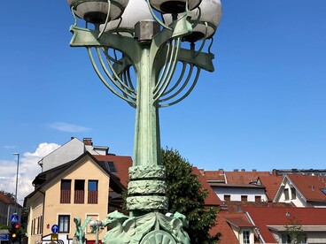 Il ponte del drago, dettaglio. Lubiana, Slovenia. Foto di Flavius Roversi