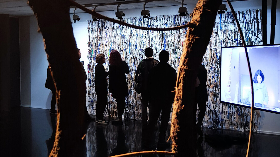 Formas de lo invisible, vista de exhibición. Cortesía del Museo de la Memoria y los Derechos Humanos 