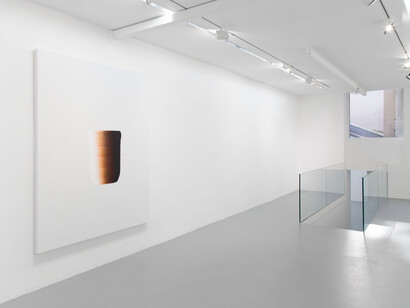 Lee Ufan, Response, vue de l'exposition. Avec l'aimable autorisation de la galerie Kamel Mennour