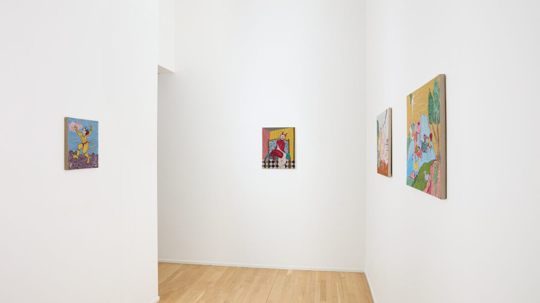 Soheila Kayoud, When the div came home, exhibition view. Courtesy of Andrew Rafacz 