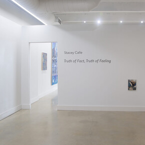 Stacey Calle, Truth of fact, truth of feeling, exhibition view. Courtesy of David Castillo Gallery