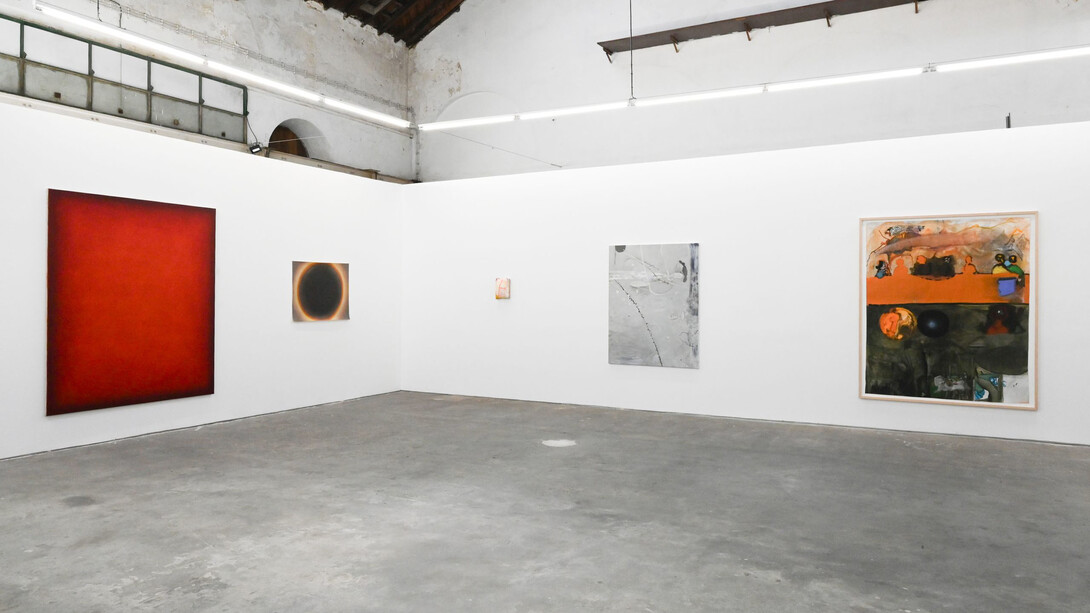 Various artists, Pintor convida pintor, exhibition view. Courtesy of Kubikgallery