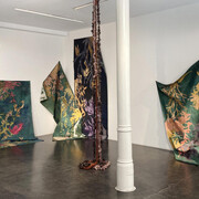 Françoise Vanneraud, Lo que aún florece, vista de exhibición. Cortesía de la Galería Ponce+Robles