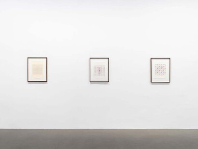 Gabriel Orozco, Partituras, vue de l'exposition. Avec l'aimable autorisation de la Galerie Chantal Crousel