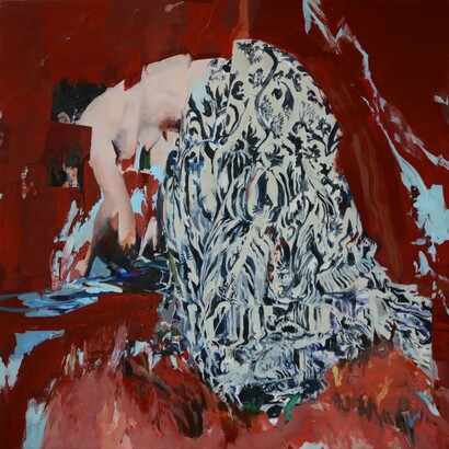 Alex Kanevsky, Irish blanket (detail), 2025. Courtesy of Dolby Chadwick Gallery