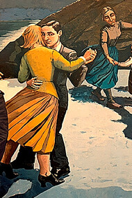 Paula Rego e sua obra "The Dance". Há um quadro de Paula Rego, "The Dance", de 1988, que nos arrebata sempre que nos cruzamos com ele