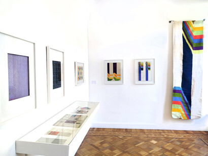 Damero, vista de exhibición. Cortesía de la Galería Nora Fisch