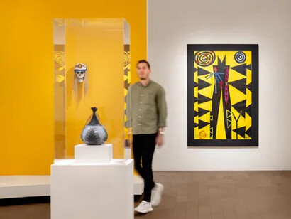 Various artists, Arts of indigenous America, exhibition view. Courtesy of De Young Museum