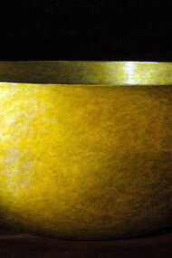 Mario Fani. 'Notte dorata', olio e acrilico su tela, cm 70x100, 2016