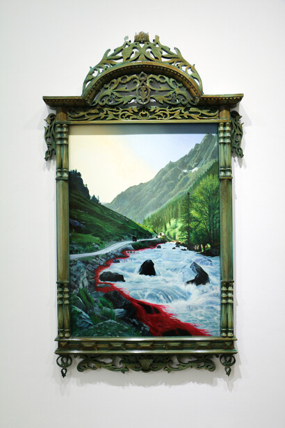 Various artists, A false security, exhibition view. Courtesy of Aicon Contemporary 