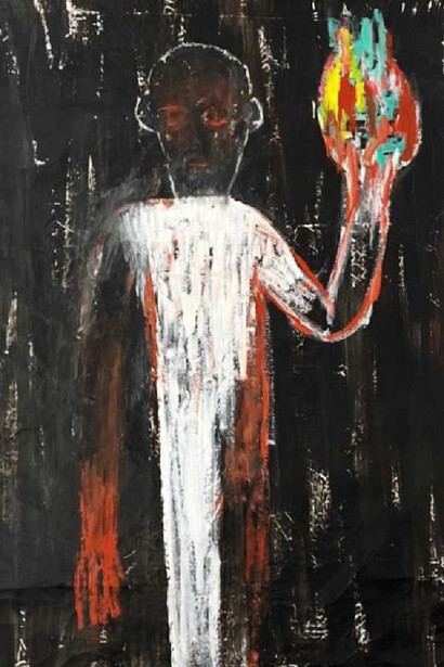 Nikos Kaskouras, The meaningful silence (detail), 2015. Courtesy of Alma Contemporary Art Gallery