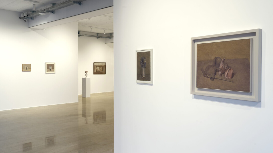 Giorgio Morandi and beyond veduta della mostra. Per gentile concessione della Galleria Repetto