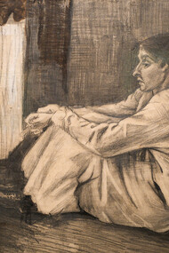 Woman (‘Sien’) seated near the stove - Vincent van Gogh