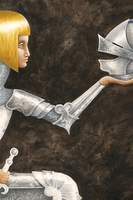 Michelangelo Rossato, Giovanna D'Arco (da "Il cuore di Giovanna d'Arco", ARKA, 2019) 
