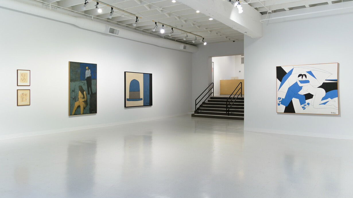 Michele Russo, Works from the estate and private collections, exhibition view. Courtesy of Russo Lee Gallery