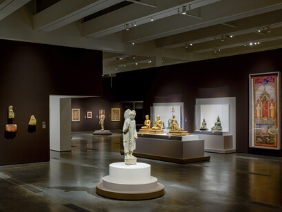 Realms of the dharma. Buddhist art across Asia, exhibition view. Courtesy of Los Angeles County Museum of Art (LACMA)