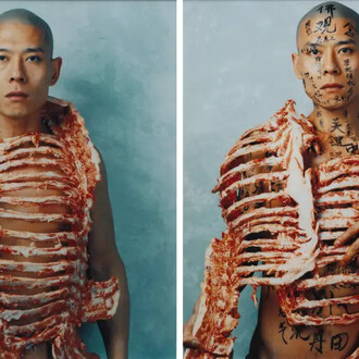 Zhang Huan, 1/2 series, 1998. Courtesy of Cleveland Museum of Art