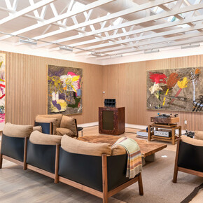 Douglas Knesse, Harvest under the sun, exhibition view. Courtesy of Simchowitz Gallery