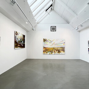 Martin Dammann, Ein loch graben (Digging a hole), exhibition view. Courtesy of Galerie Barbara Thumm