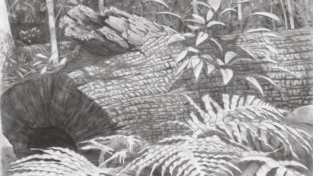 Sam Harrison, To a grandmother (State I) (detail), 2025. Courtesy of Onespace Gallery