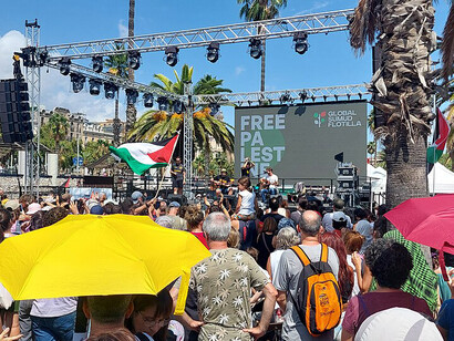 On August 31, 2025, the Global Sumud Fleet set sail from Barcelona, Spain, on its voyage to Gaza, Palestine