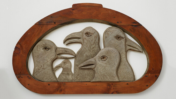 Bernard Langlais, Gulls, 1970s. Courtesy of Colby College Museum of Art