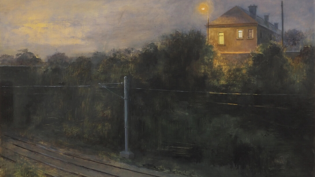 Maeve McCarthy, Other side of the tracks (detail). Courtesy of Molesworth Gallery