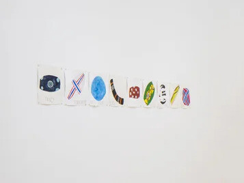 Wendy Red Star, One blue bead, exhibition view. Courtesy of Sargent’s Daughters Gallery