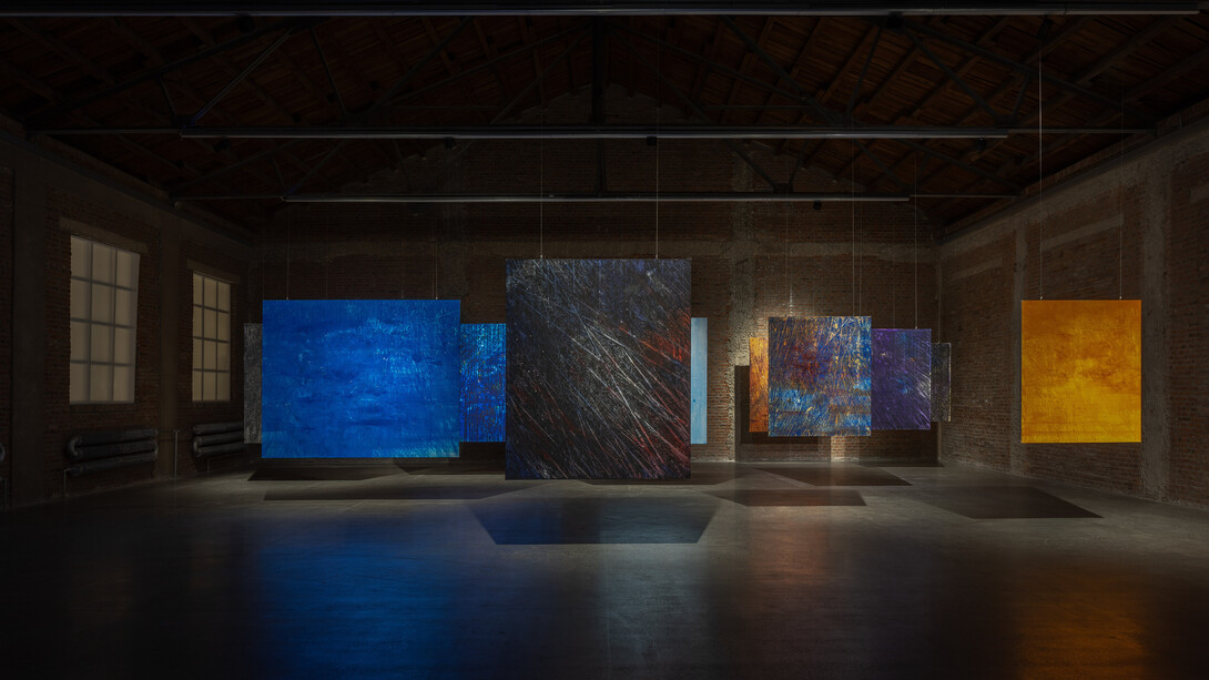 Liang Yuanwei, Pluviophile, exhibition view. Courtesy of Beijing Commune