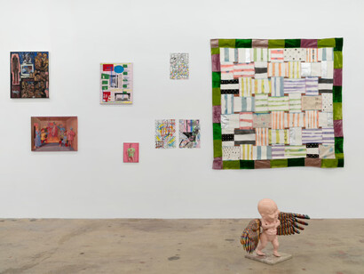 Various artists, Acid bath house, exhibition view. Courtesy of Nina Johnson