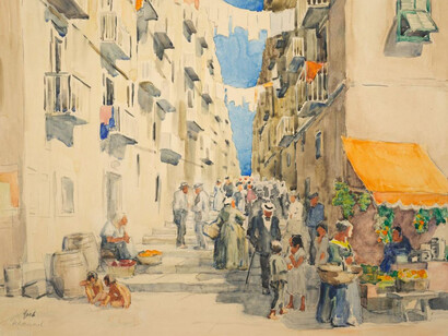 N.P. Ulyanov, Naples, 1912. Courtesy of New  Tretyakov Gallery 