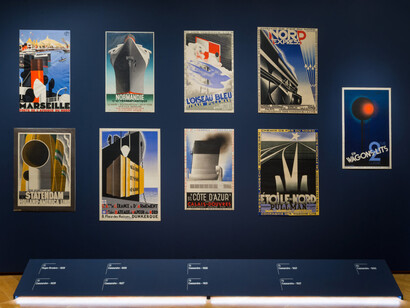 L´esprit français: french interwar advertising posters, exhibition view. Courtesy of the Museum of Decorative Arts