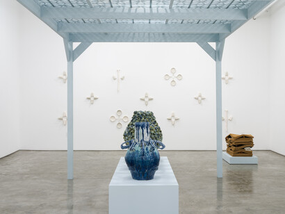 LaRissa Rogers, Dust of the streets, exhibition view. Courtesy of Night Gallery, Los Angeles. Photography by Ed Mumford