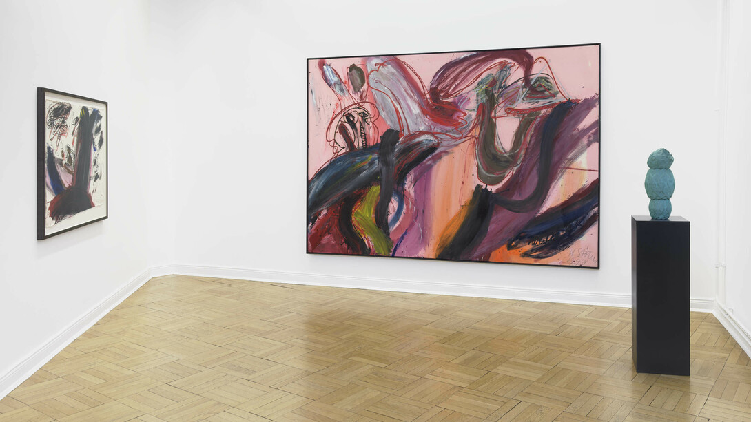 Walter Stöhrer, El hombre invisible, exhibition view. Courtesy of Galerie Friese. Photo by Eric Tschernow