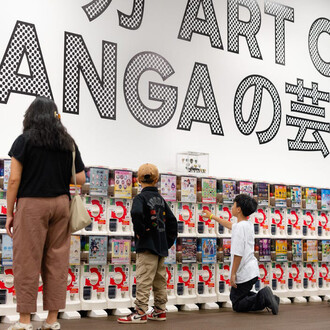 Art of manga, exhibition view. Courtesy of De Young Museum