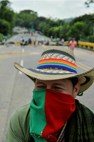 Minga de los indígenas del Cauca