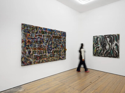 Thornton Dial, From bessemer to the cosmos, exhibition view. Courtesy of Edel Assanti