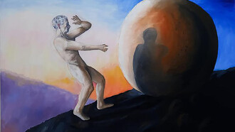 An Existential Crisis Outside Plato's Cave by Sami Gattoufi