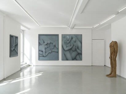 Magdalena Abakanowicz and Bartłomiej Flis, The things we buried grow, exhibition view. Courtesy of BWA Warszawa. Photo by Bartosz Zalewski