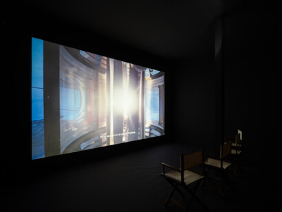 Gonzalo Lebrija y Jorge Méndez Blake, Finisterre, vista de exhibición. Cortesía de Travesía Cuatro