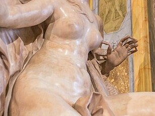 Gianlorenzo Bernini, "La verdad descubierta por el tiempo", escultura, 1645