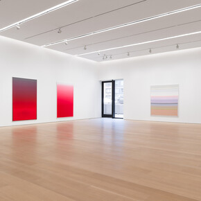 Wang Guangle, Duo color, exhibition view. Courtesy of Pace Gallery