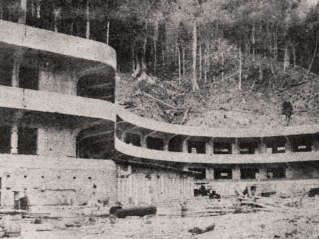 El edificio de Rancho Grande Meer