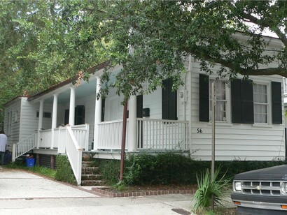 Denmark Vesey House, located at 56 Bull Street in Charleston, South Carolina, U.S.A